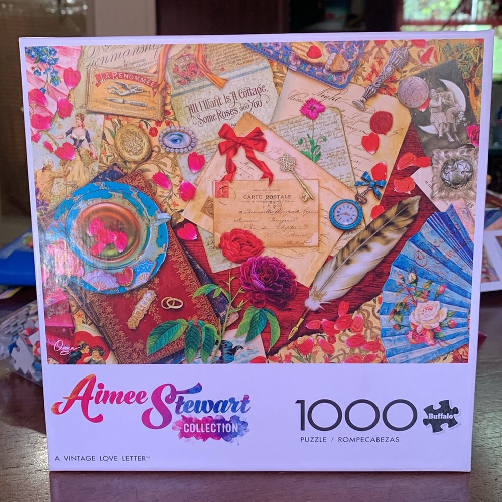 Buffalo Aimee Stewart A Vintage Love Lettetr  - 1000 Pieces